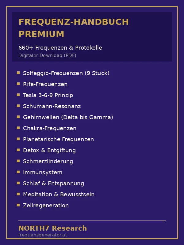 Frequenz-Handbuch Premium PDF - 660 Frequenzen f&uuml;r Bioresonanz und Rife-Therapie